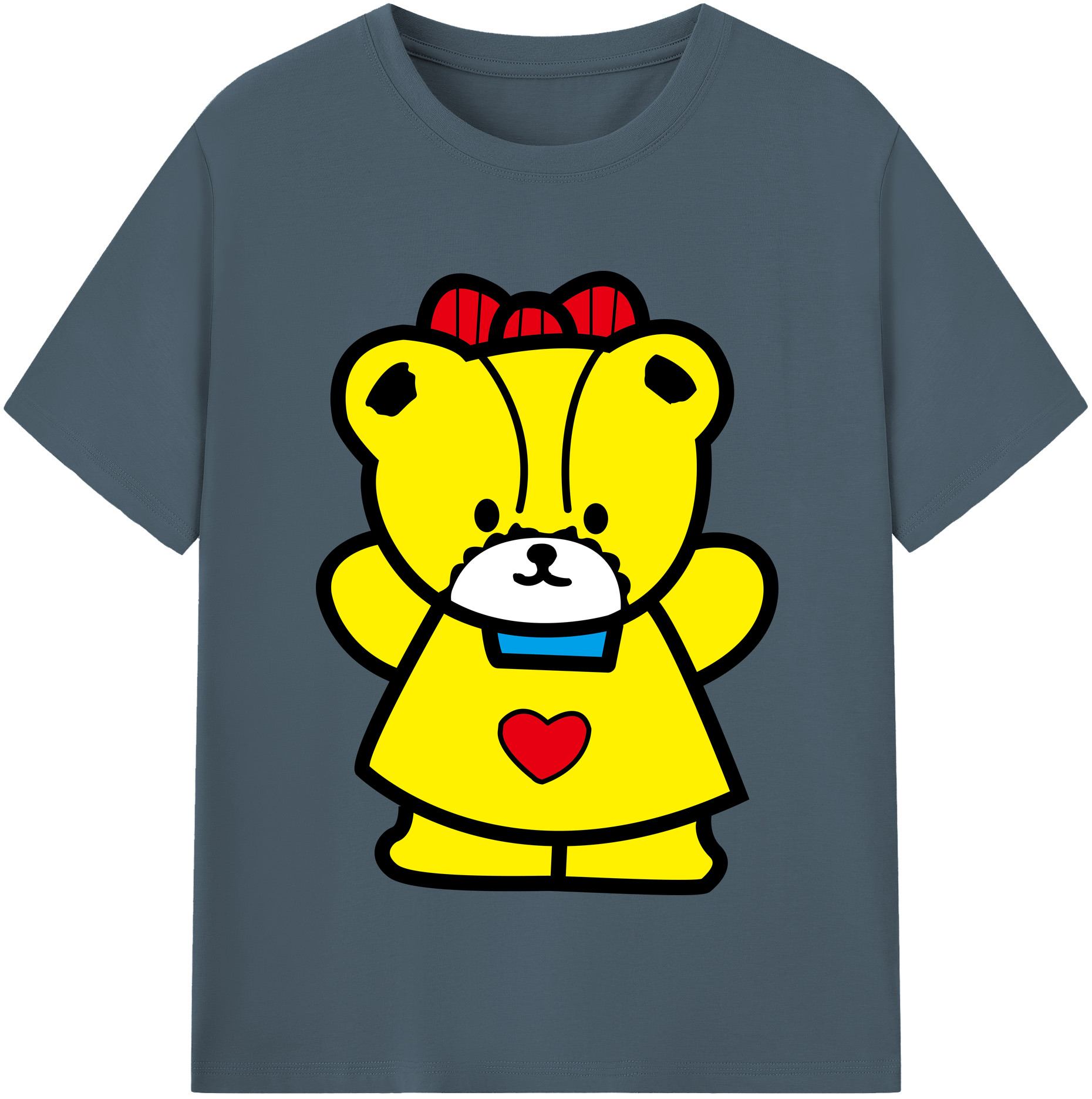 （画像用） Hello Kitty ハローキティ 綿100％半袖Tシャツ（フロントプリント）